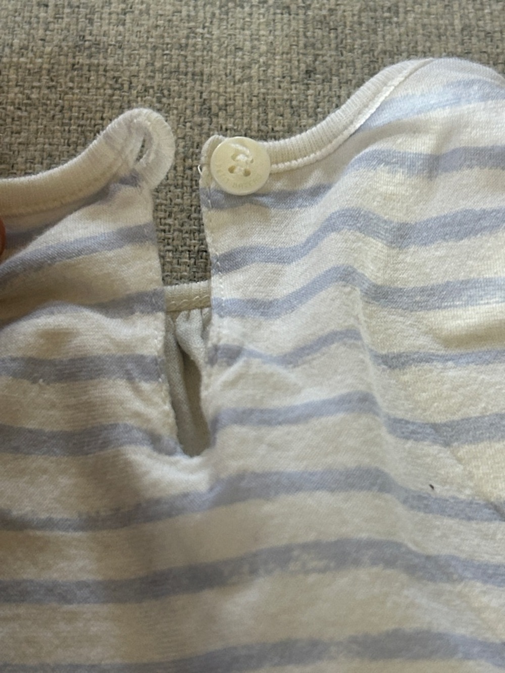 Petit Bateau Stripped Cotton Romper - Picture 8 of 13